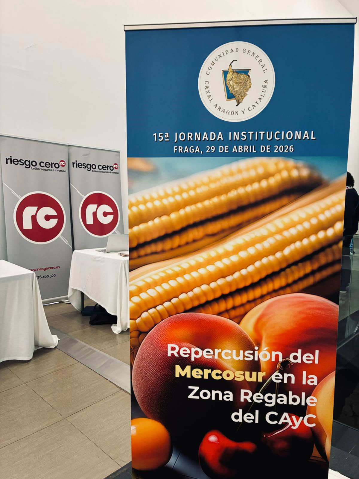 Riesgo Cero participa como patrocinador en la XV Jornada Institucional del Canal de Aragón y Cataluña