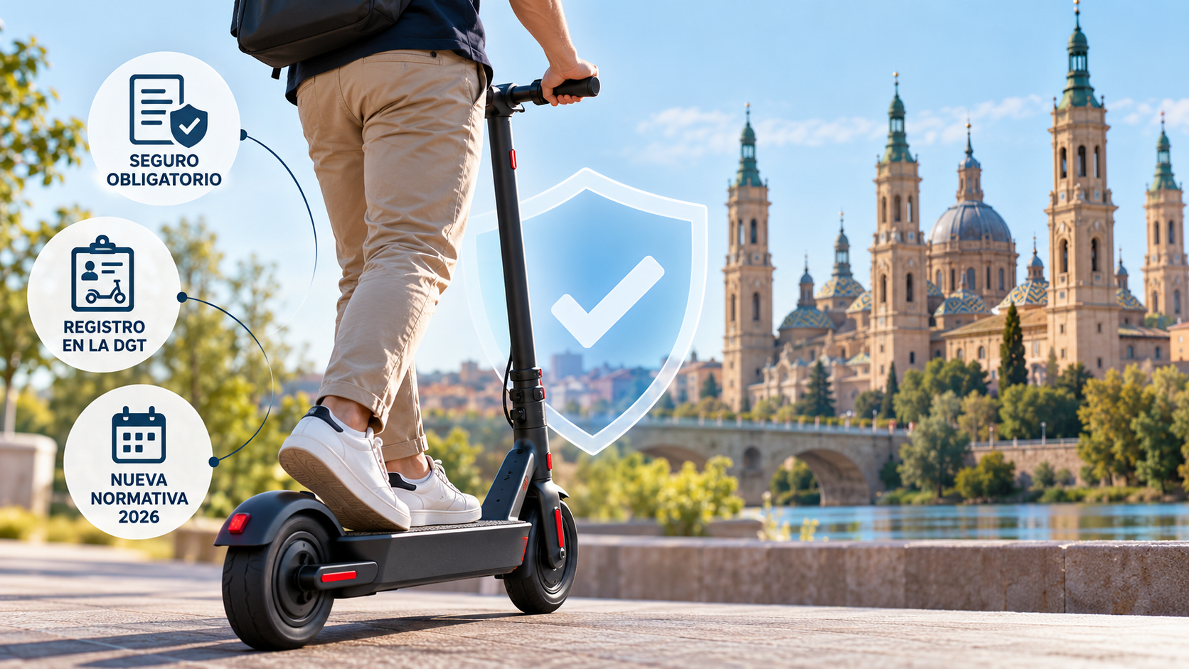 Seguro obligatorio para patinetes eléctricos en 2026: qué cambia y cómo afecta en Aragón